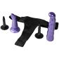 baseks Dobbelt Strap-On Harness med Dildoer Produktbillede 4