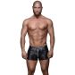 Noir Handmade Boxer Shorts med Lynlås Produktbillede på model 1