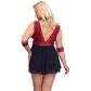 Cottelli Bondage Babydoll Plus Size Produktbillede på model 2