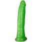 Realrock Glow in the Dark Slim Dildo med Sugekop 18 cm Produktbillede 1