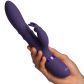 Vive Sora Thrusting Rings G-punkts Rabbit Vibrator Produktbillede med hånd 50