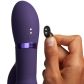 Vive Sora Thrusting Rings G-punkts Rabbit Vibrator Produktbillede med hånd 51